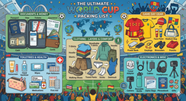 What to bring to survive hot stadium days and strict security checks.